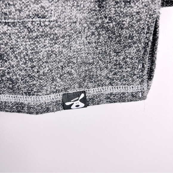 Dog is Good Dog Is My Zen Yoga Tunic Hooded Lightweight Sweatshirt Marled Gray L - Picture 10 of 14